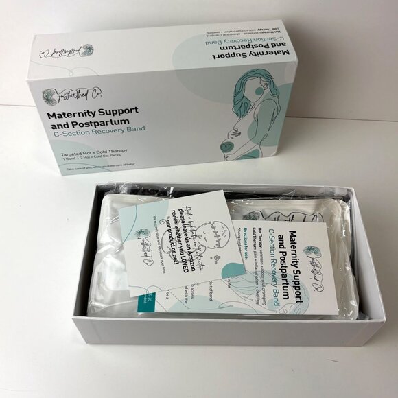 Justbirthed Maternity Postpartum C-Section Recovery Band Hot Cold Therapy Open B - Picture 2 of 5